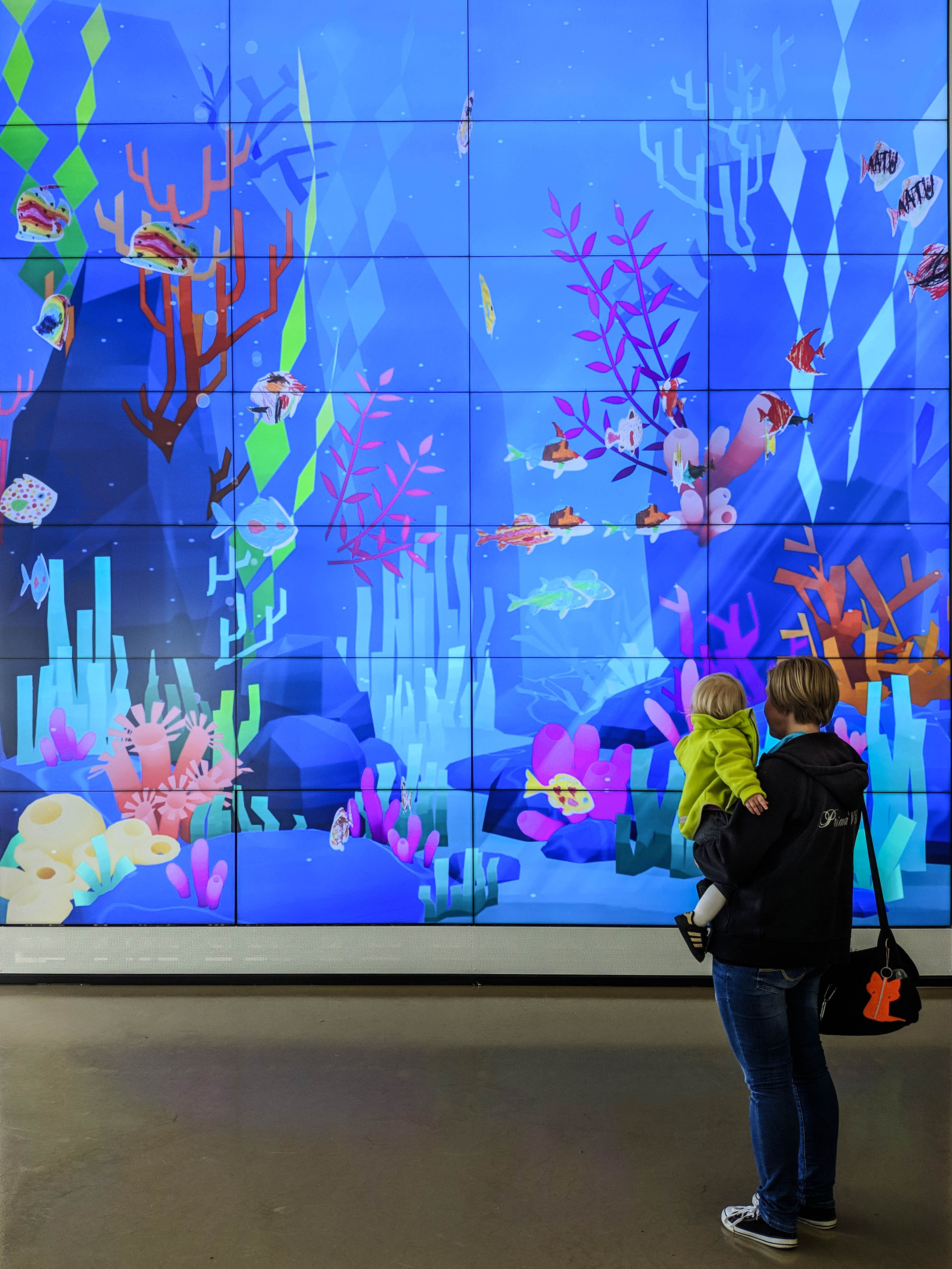 Interactive Digital Aquarium