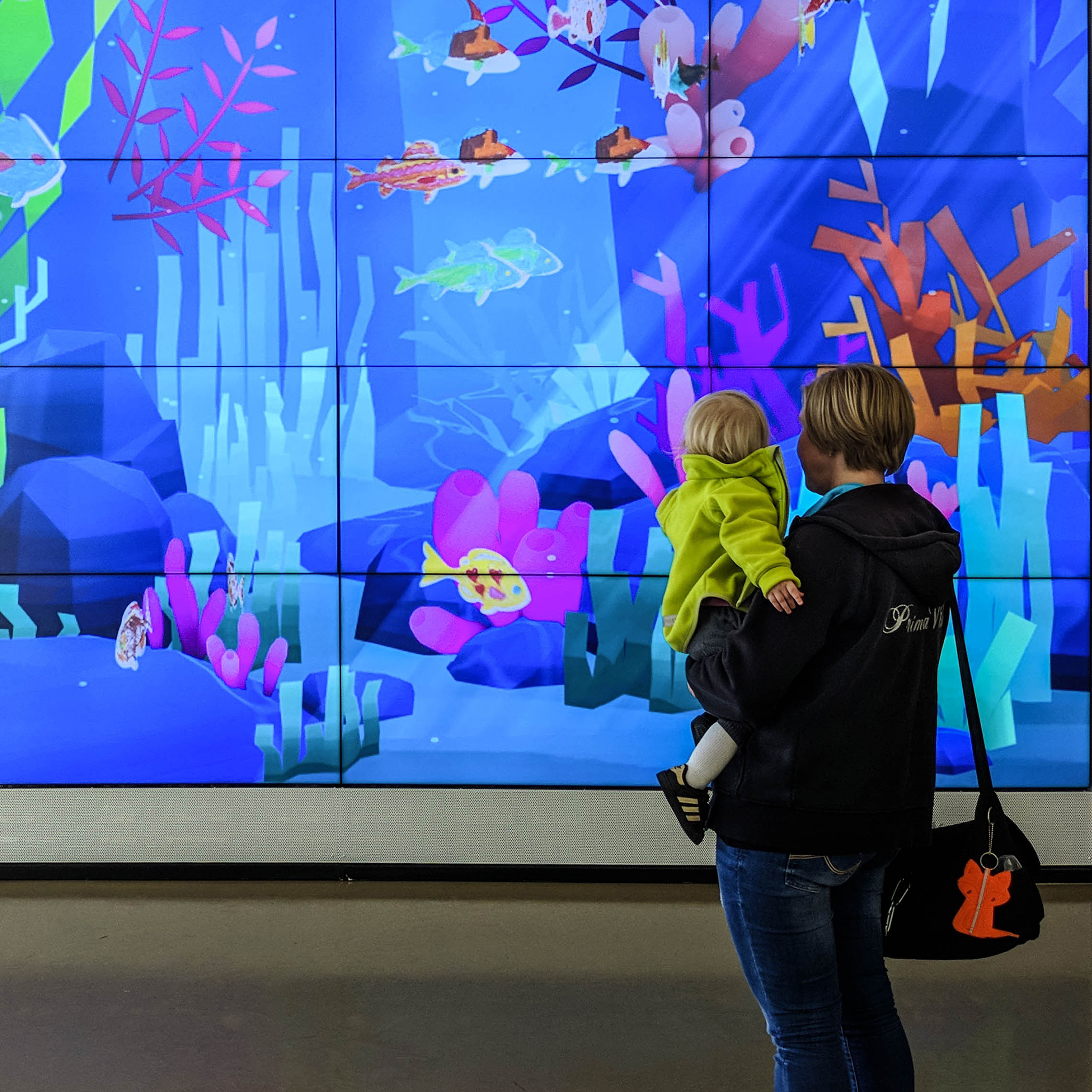 Interactive Digital Aquarium